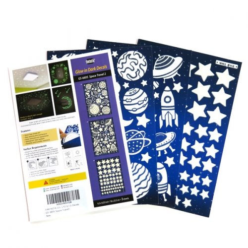 스티커몰 야광별3PCS 별여행 GS-6605