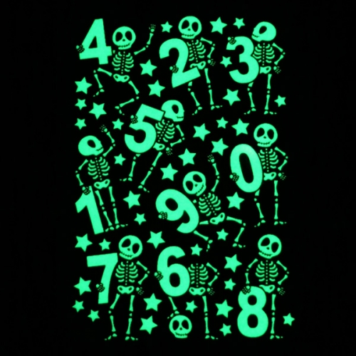 스티커몰 야광별3PCS 해골 GS-6608