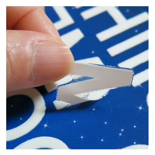 스티커몰 야광별3PCS 알파벳(고딕체) GS-6609