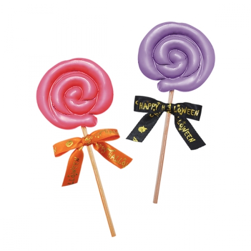 (라라뷰 롤리본) 할로윈 금박 리본 타이_10개 세트