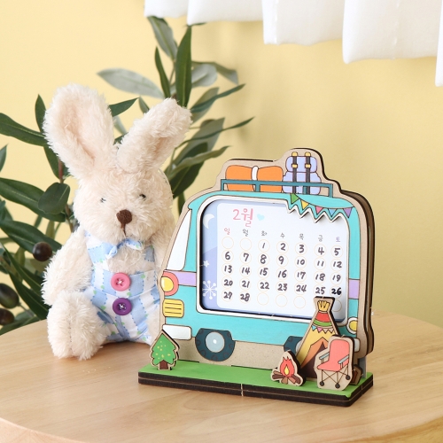 메이크문구 W032 달력만들기 가족여행