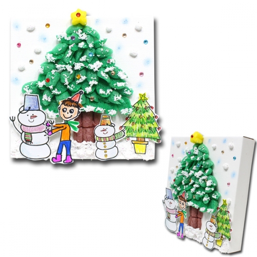 이지콘_크리스마스 트리 액자