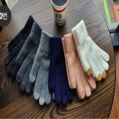 스마트폰 터치장갑- 0번 /기모안감/겨울철 보온, 방한