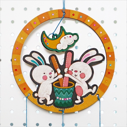 추석 달토끼 모빌