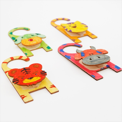 동물집게 방문걸이 4종