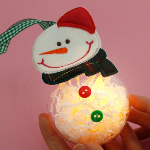 LED 투명구 눈사람(1개)