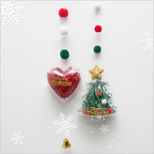 폼폼 투명 하트모빌