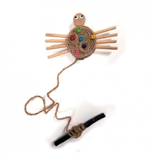 [루시키드]원목거미와 거미줄 놀이