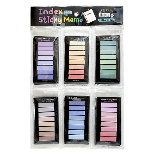 인덱스 점착메모(1500원X6개)