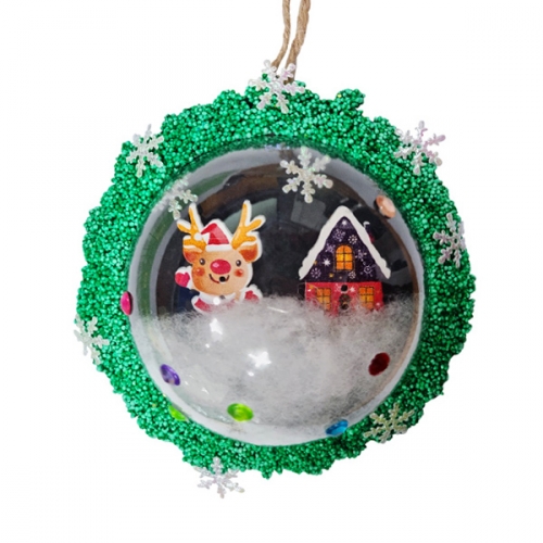 투명반구_눈 내리는 마을