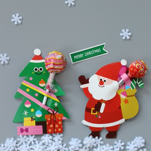 산타와 친구들 사탕페이퍼 1장 (6p)