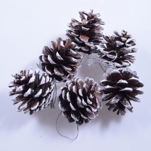 크리스마스 6p 솔방울 장식 소품