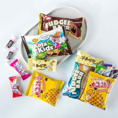 [무료라벨스티커] 유치원 어린이집 구디백 생일 답례품 간식 선물 4호