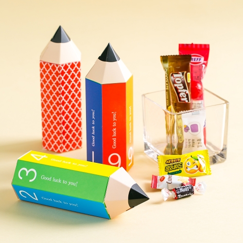 [무료라벨스티커] 유치원 어린이집 구디백 생일 답례품 간식 선물 연필이당