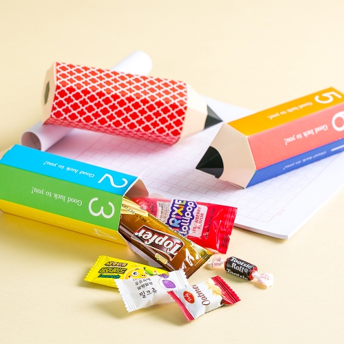 [무료라벨스티커] 유치원 어린이집 구디백 생일 답례품 간식 선물 연필이당