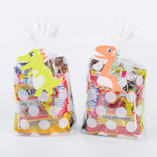 [무료라벨스티커] 유치원 어린이집 구디백 생일 답례품 공룡 간식