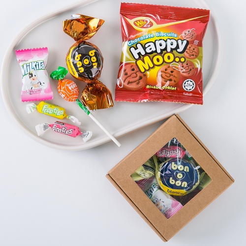 [무료라벨스티커]유치원 어린이집 교회 학원 심플한 간식 선물