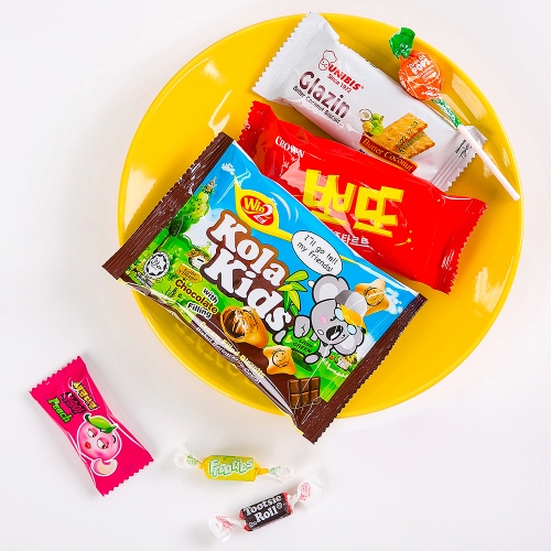 [무료라벨스티커] 미니간식주머니 유치원 어린이집 교회 학원 어린이날 선물