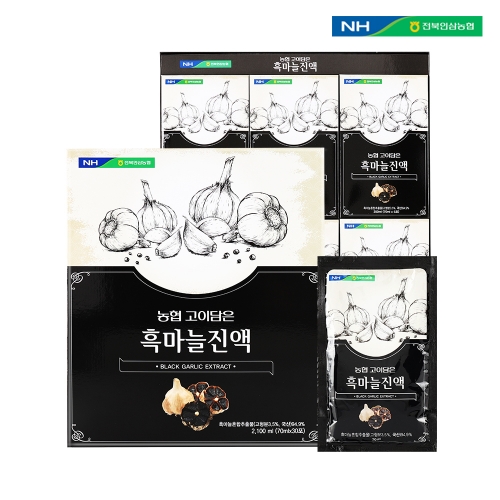 [전북인삼농협] 농협 고이담은 흑마늘진액 70ml x 30포