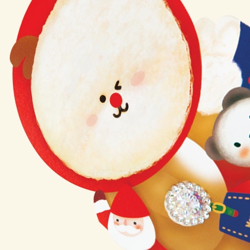 루돌프 비숑 크리스마스카드 FS734103