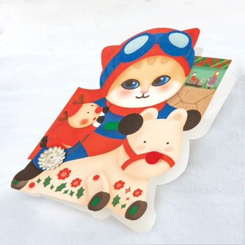 택배냥이 크리스마스카드 FS734105