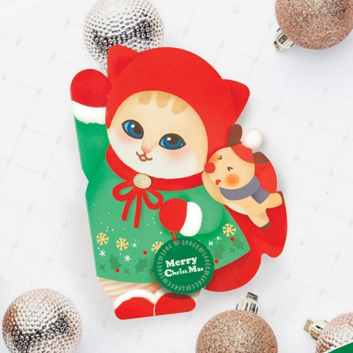 냥이 크리스마스카드 FS734106