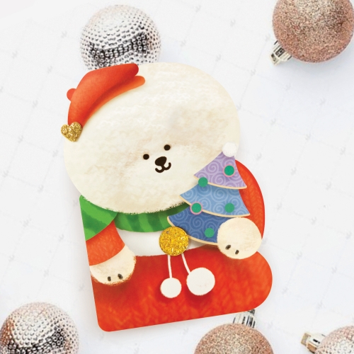 멍냥이 크리스마스카드 FS7341 (6종 한세트)