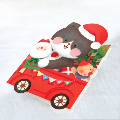 멍냥이 크리스마스카드 FS7341 (6종 한세트)