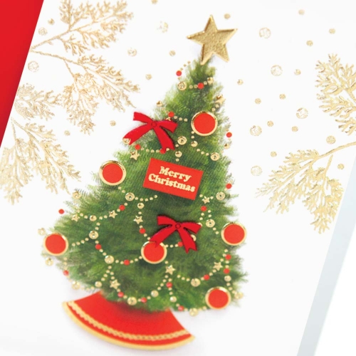 리본트리 크리스마스카드 FS733101