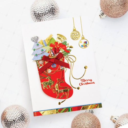 양말선물 크리스마스카드 FS708205