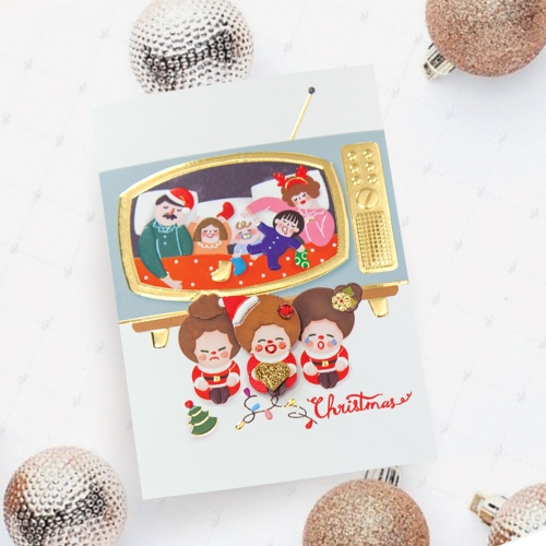 못난이산타 크리스마스카드 FS708206