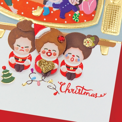 못난이산타 크리스마스카드 FS708206