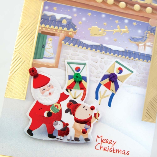 연날리기 크리스마스카드 FS703303