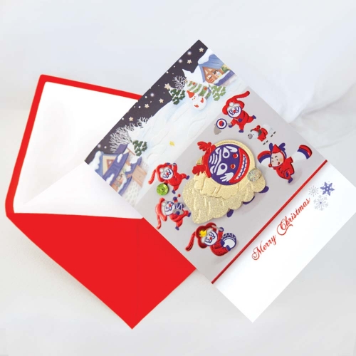 사자놀이 크리스마스카드 FS703305