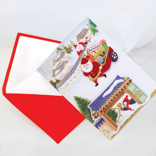 시골풍경 크리스마스카드 FS703306