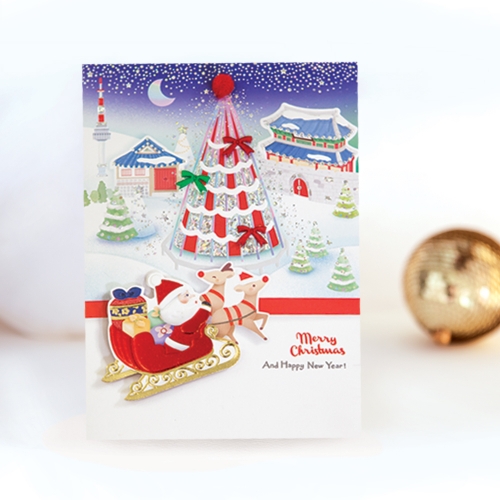 크리스마스카드 in KOREA FS7033 (6종 한세트)