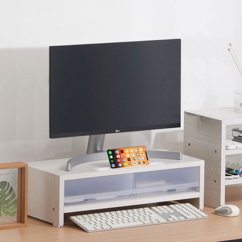 스토리 서랍형 2단 모니터받침대 국산 완제품 MT-09