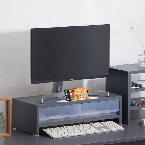 스토리 서랍형 2단 모니터받침대 국산 완제품 MT-09