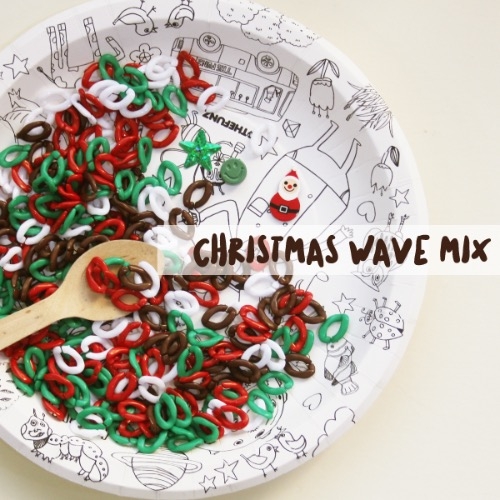크리스마스 믹스 물결체인 50p