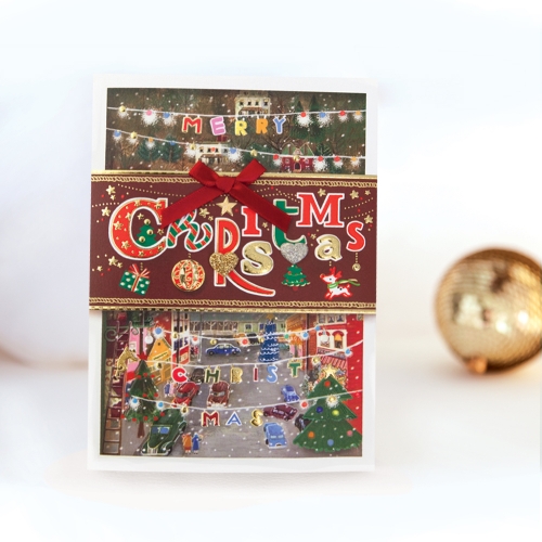 화이트 크리스마스카드 FS7023-123