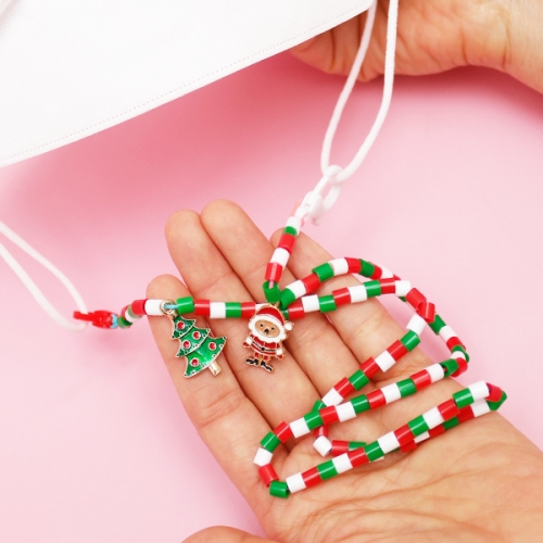 크리스마스 펄러비즈 마스크 줄