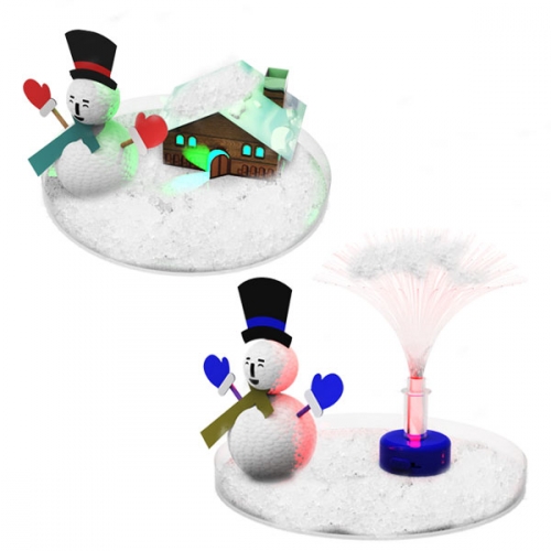 LED 녹지않는 눈풍경 꾸미기(광섬유나무 1인용)