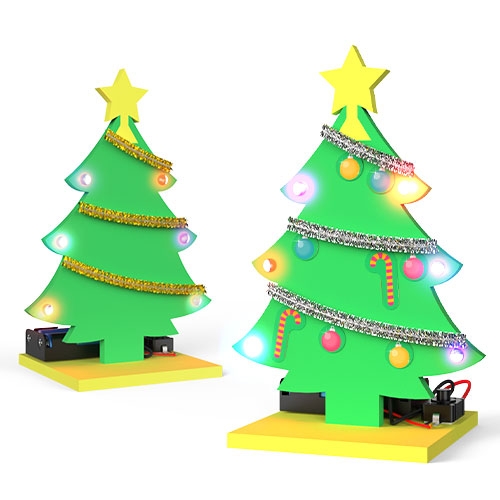 LED의 병렬연결 탁상용 트리만들기