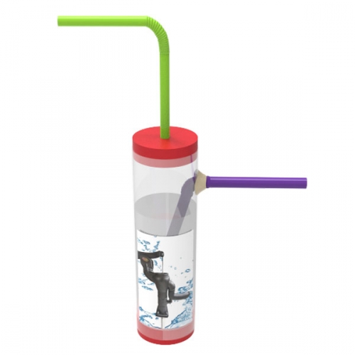 공기압력 물 펌프의 원리(1인용)