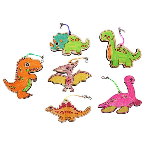 나무 공룡 열쇠고리만들기(6종)