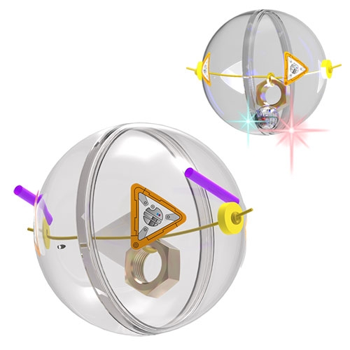 뉴 되돌아오는 고무줄탄성 로봇 동글이(일반형 1인용)