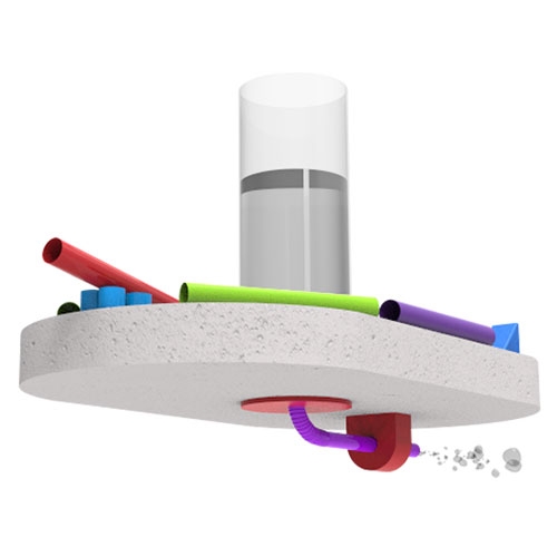 뉴 물의 위치에너지로 가는 보트(1인용)