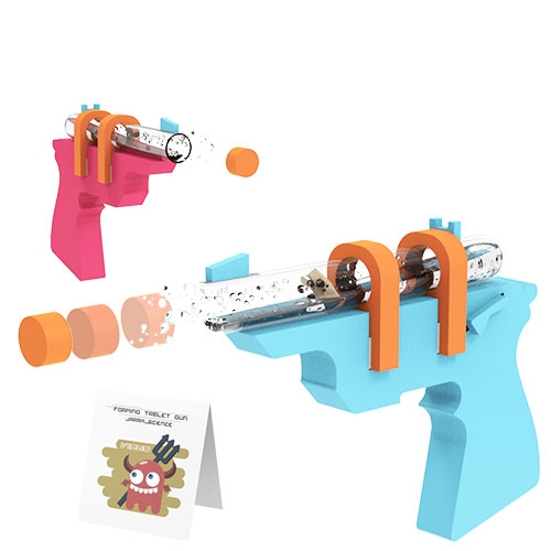 뉴 발포정화학반응 권총 탕탕(1인용)