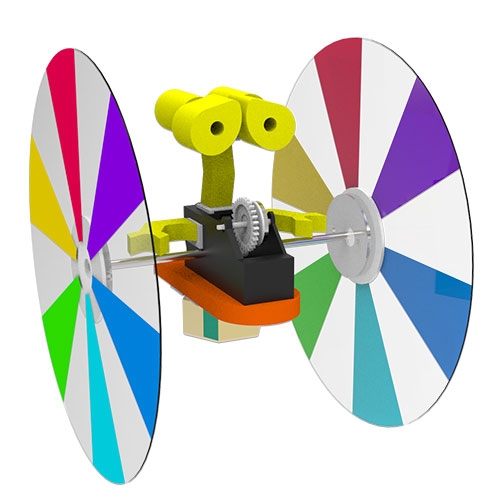 뉴 스프링탄성 투휠 탐사로봇(1인용)