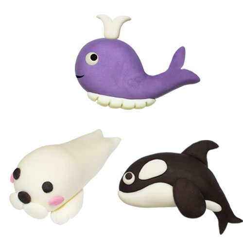 뉴 오물조물비누 바다의 포유류동물 (고래)_10세트